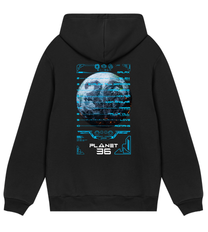 PLANET36 TRACKLIST HOODIE BLACK