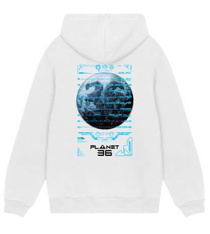 PLANET36 TRACKLIST HOODIE WHITE